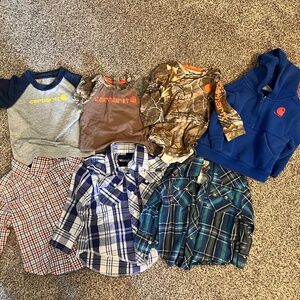 Baby boys western lot 9-12 month wrangler carhartt